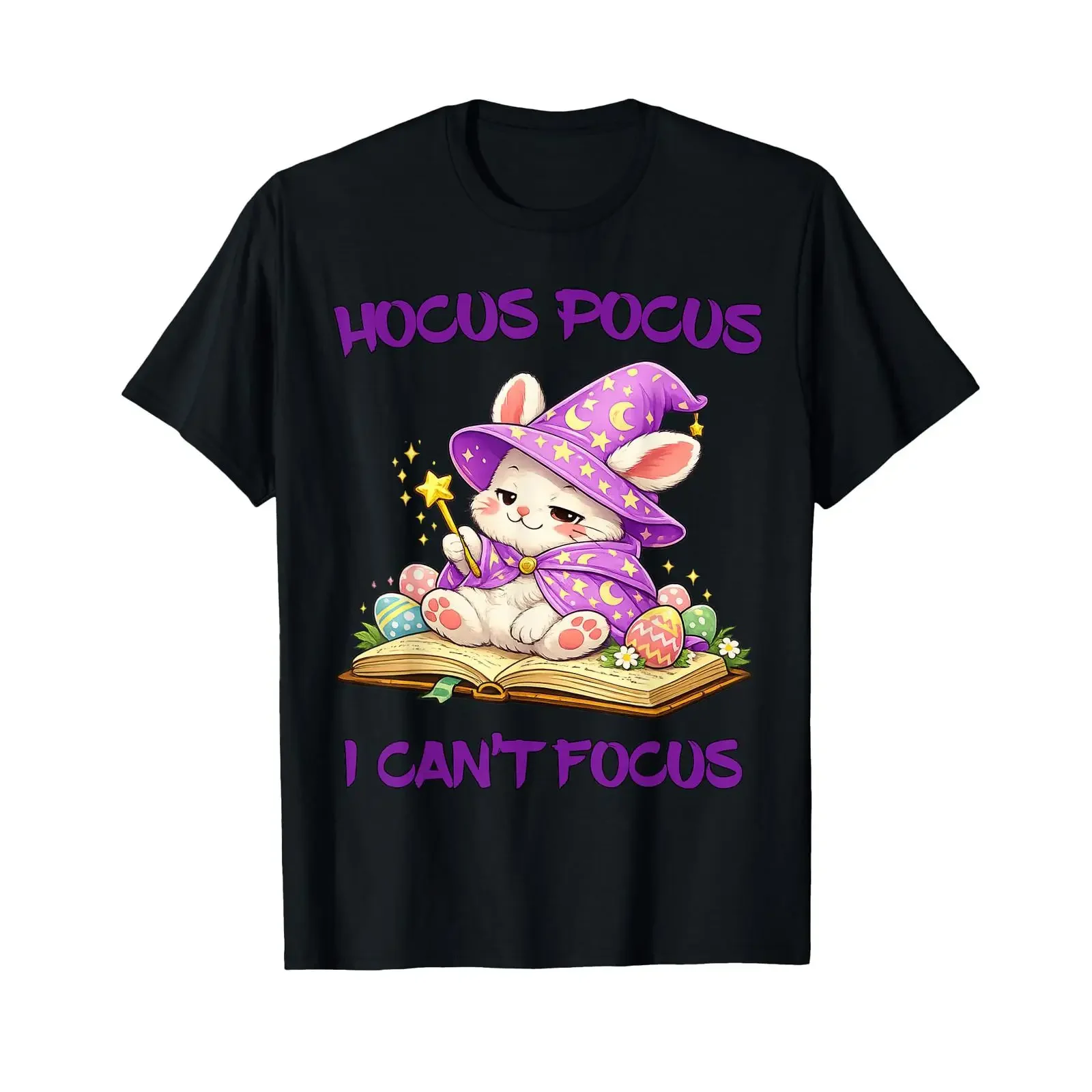 Humour ADHD Hyperactivity Disorder Bunny Distraction Joke T Shirt vintage Washed Stylish graphic streetwear Versatile homme