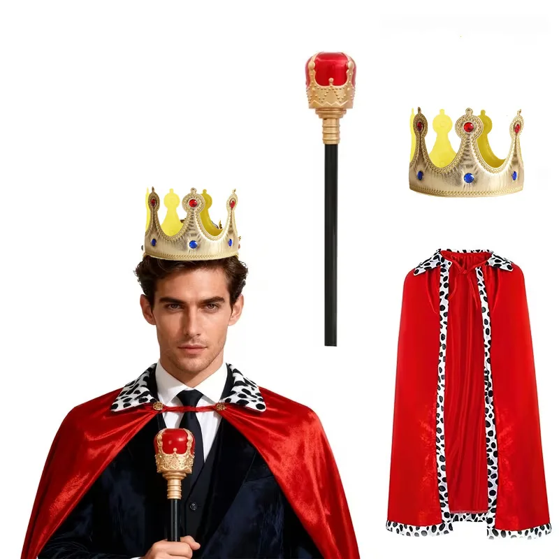Halloween cape king children adult masquerade cosplay props show prince cape cape