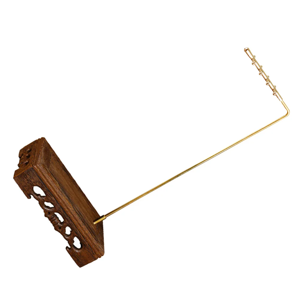 Chicken Wing Wood Calligraphy Brush Holder Durable Exquisite Desktop Decor Simple Design Multipurpose Pen Organizer