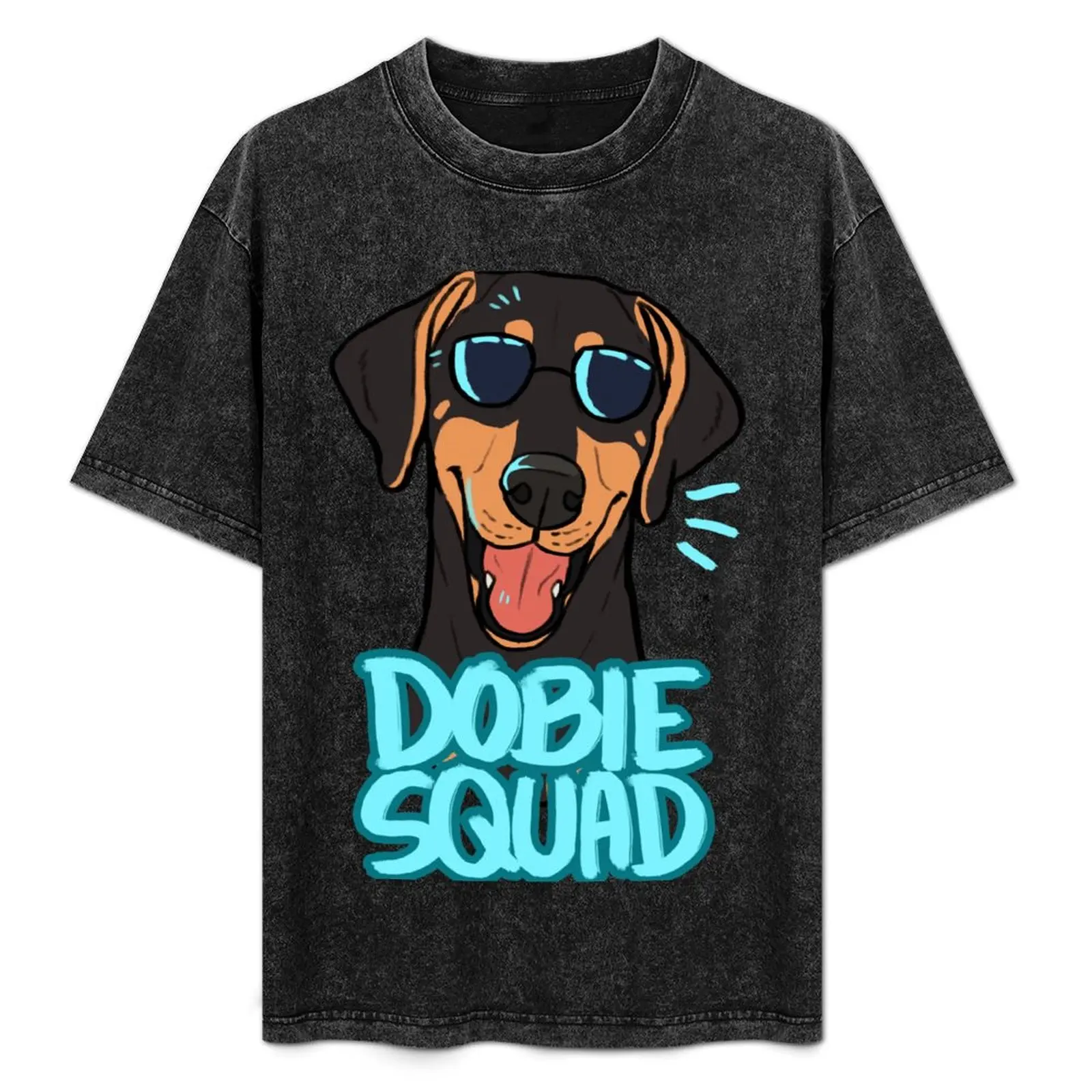 DOBIE SQUAD (black) T-Shirt oversizeds aesthetic clothes anime tshirt men tshirt