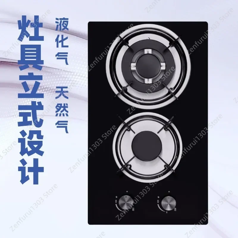 for Gas Stove Multi-head Tempered Glass Two-burner Cooktop Cross-border