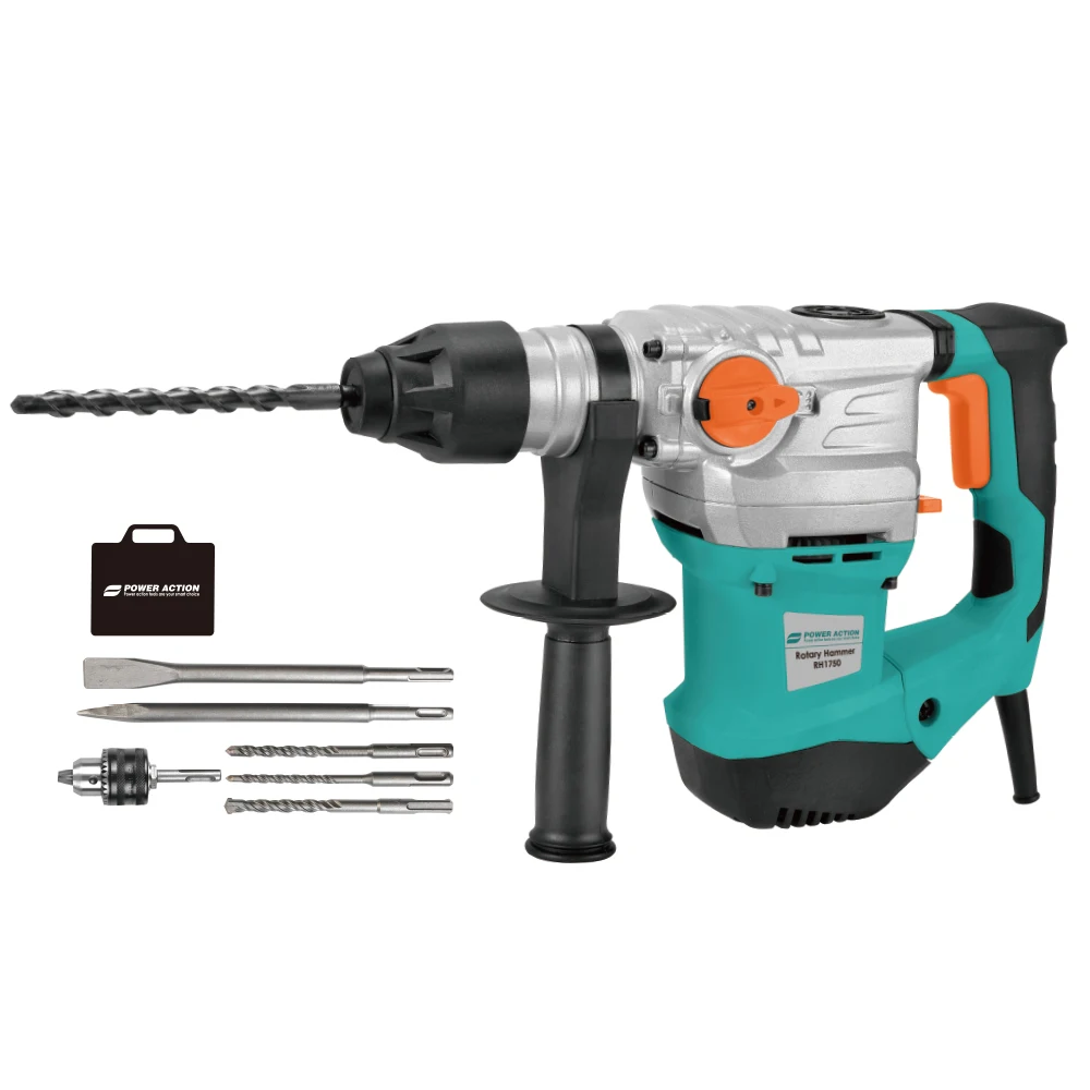 

Power Action 1750W Heavy Duty Concrete Electric SDS Hammer Drill