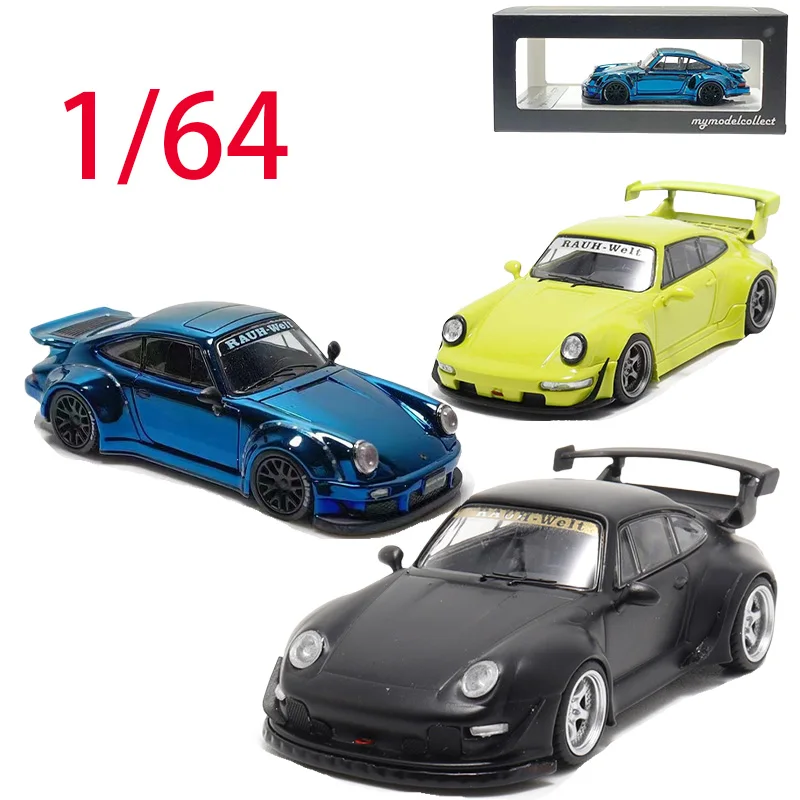 

MC Diecast 1/64 Scale Porsche Alloy Car Model Porsche RWB Play Vehicles Toys for Boys Original Box Collection Display