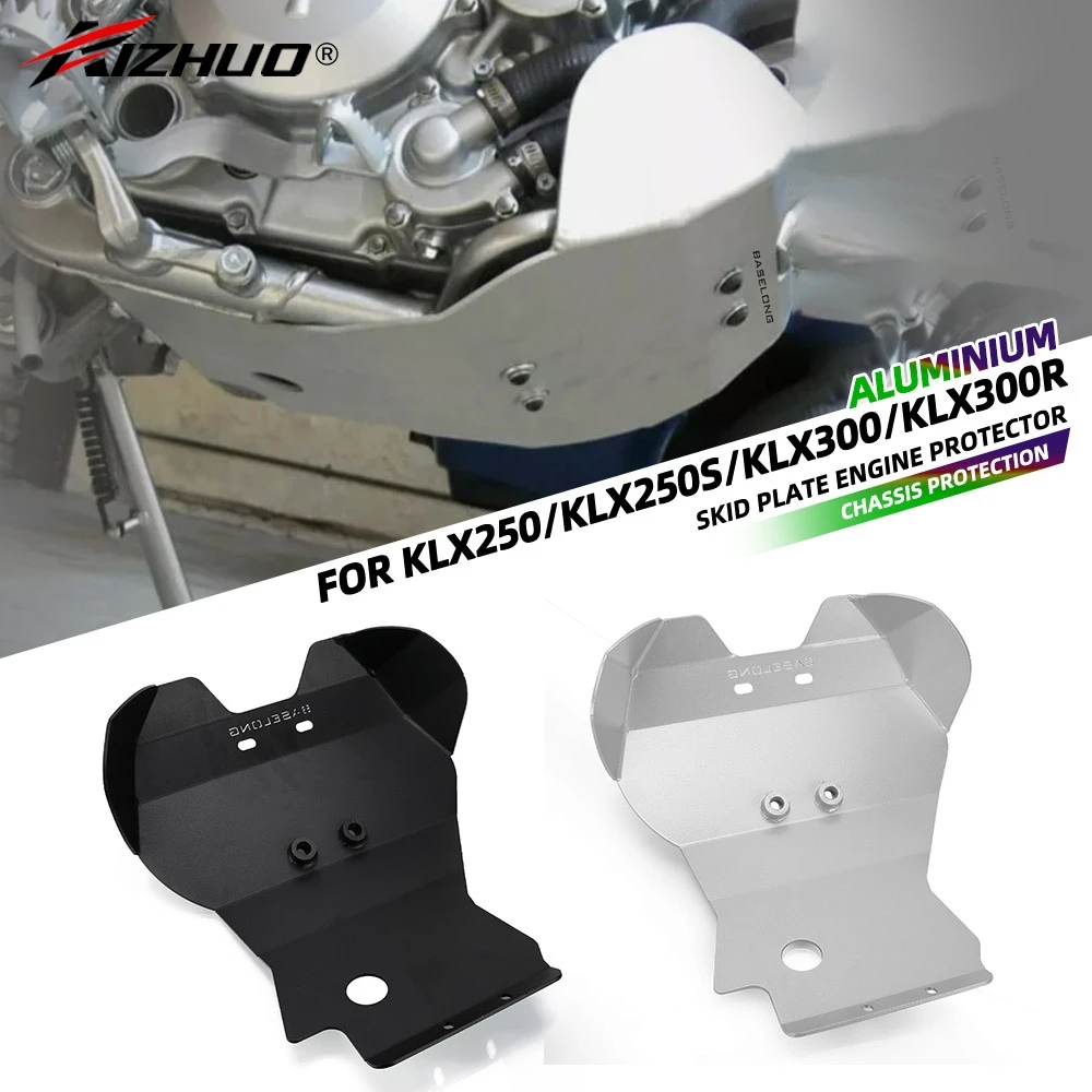 

FOR Kawasaki KLX250 KLX250S 2006-2024 Motorcycle Engine Skid Plate Engine Protector Belly Pan Chassis Bash Plate Cover KLX 250 S