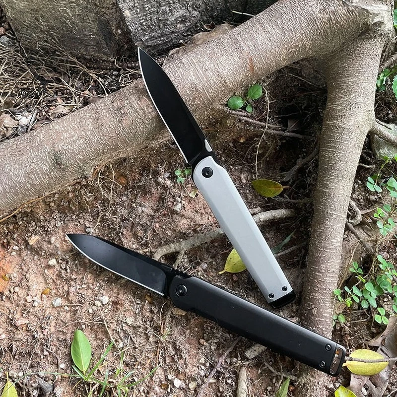 

New Outdoor camping folding knife D2 Blade Aluminum alloy handle Survival Tactical Hunting Utilitykeychain Knives CED Tool