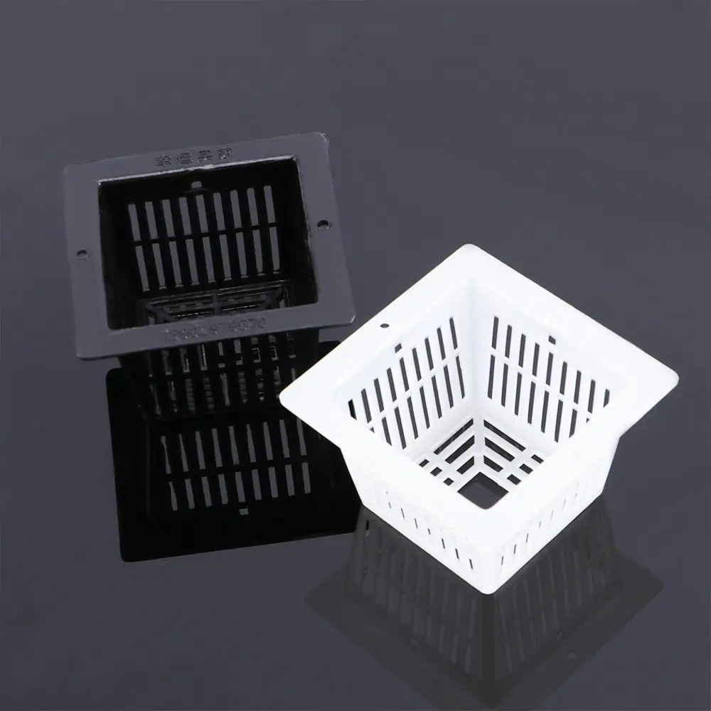 Heavy Duty Plant Grow Hydroponic Vegetable Mesh Pot Planting Basket Net Cup Nursery Pots