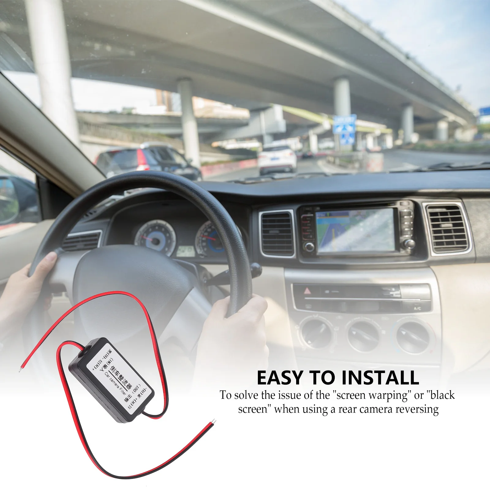 

12V Dc Power Relay Capacitor For Car Rear View Camera Stabilized Filter Rectifier Auto Backup Camera Vehicle Filter Other Motor