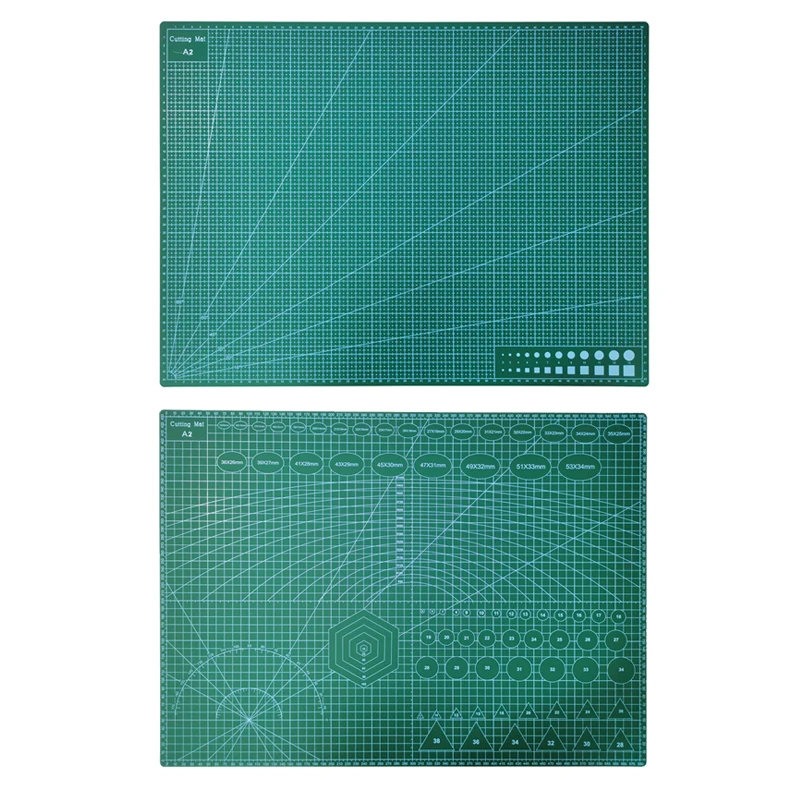 

Двусторонний самовосстанавливающийся коврик для резки ПВХ форматов A2, A3, A4, A5, набор для рукоделия, творчества, DIY, с ножом и подставкой