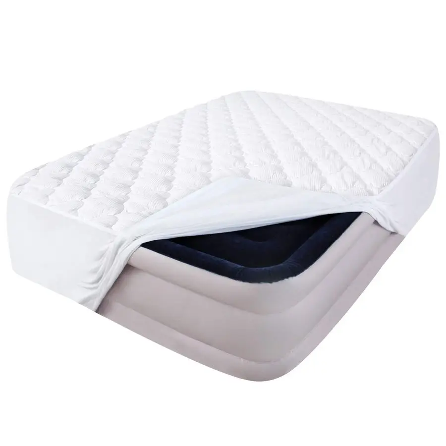 

Mattress Pad Thick Quilted Mattress Topper, Air Mattress Cover, Super Soft Breathable and Noiseless Down Alternative Fiber Extr