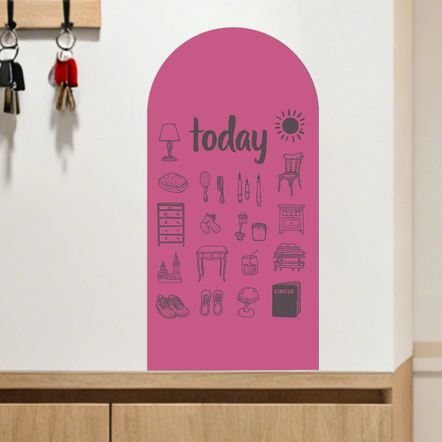 1PC Creative Magnetic Blackboard Stickers - Graffiti Wall, Perfect for Home or School, Inspire Endless Imagination
