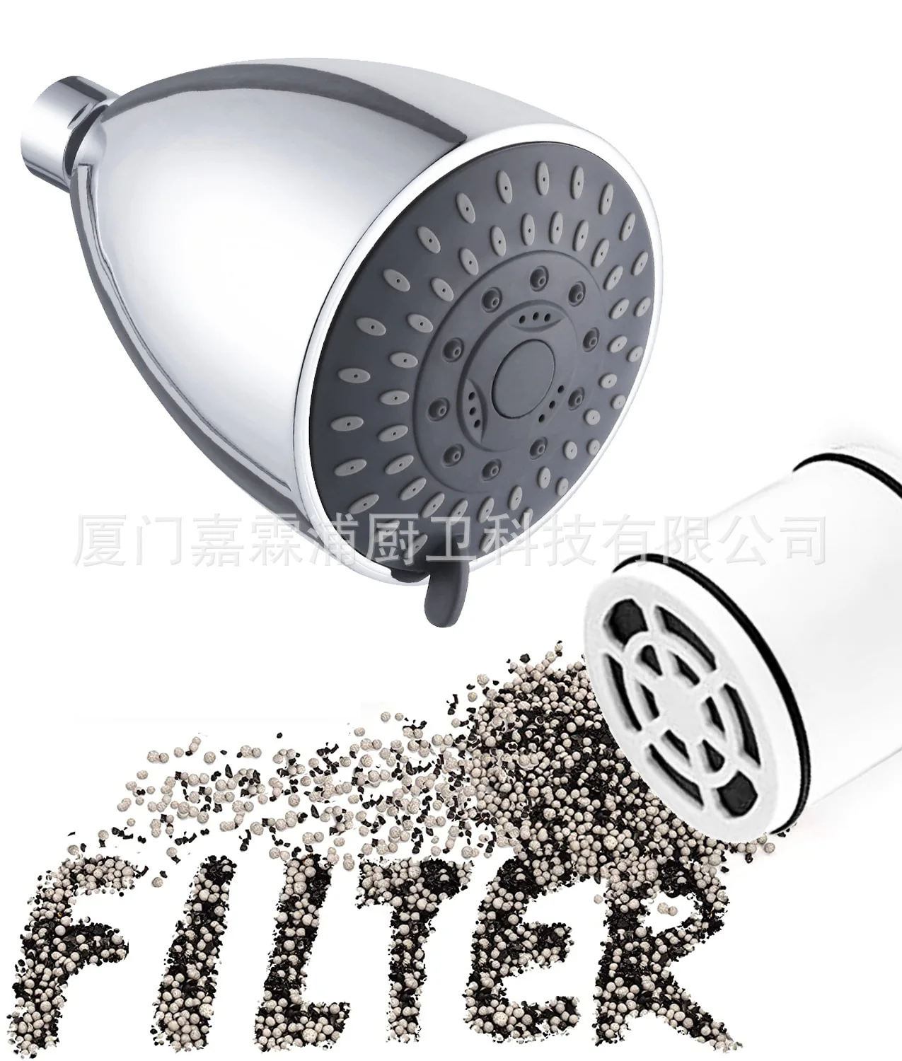 Foreign Trade Cross-border Filter Top Spray Removable Replacement Filter Element Shower Bath Multi-layer Shower Purifier Nozzle