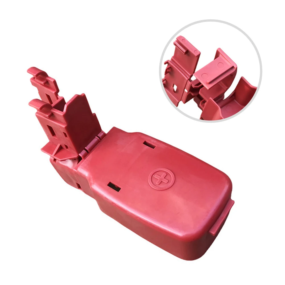 

Красная крышка-заглушка для клеммы аккумулятора Honda Civic 1.8L 2006-2015, защита положительной клеммы из АБС-пластика, OEM 32418-RNA-300