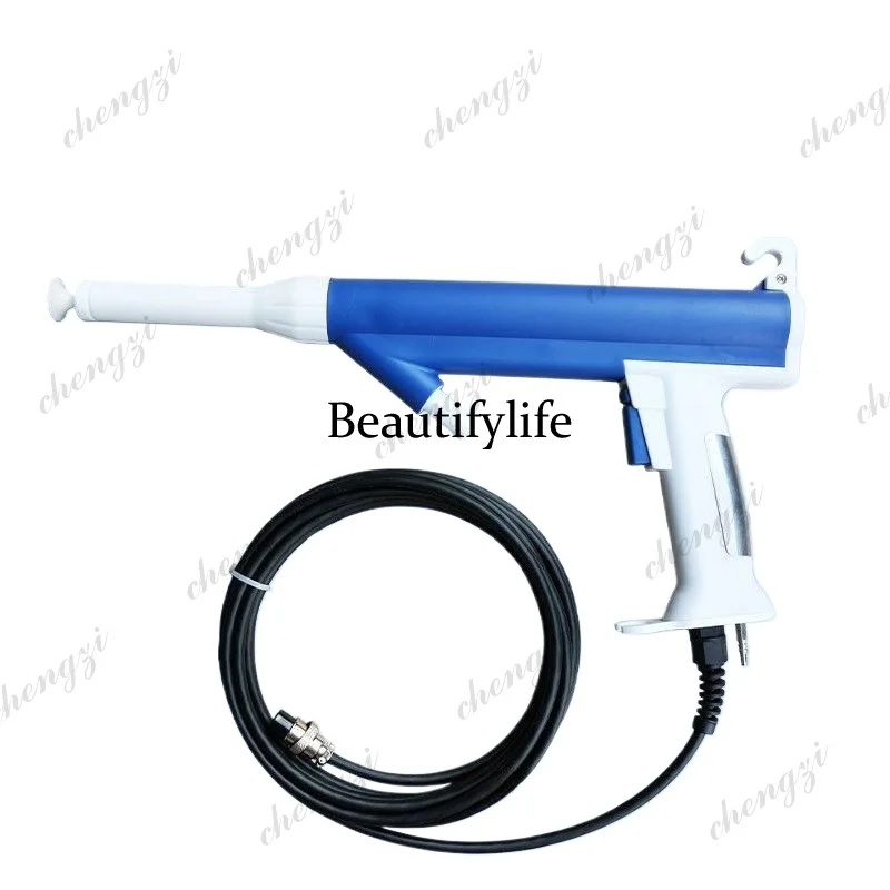 

Universal Manual Coating Gun Fit Multiple Powder Coating Gear Applied In Daily Metal Component Surface Powder Spraying Factory