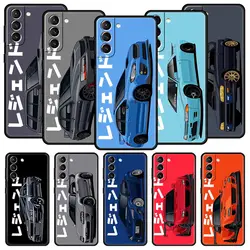 Phone Case For Samsung Galaxy S23 S22 Ultra S20 S21 FE 5G S10 S9 Plus S10E S8 Note 20 Silicone Cover JDM Tokyo Drift Sports Car