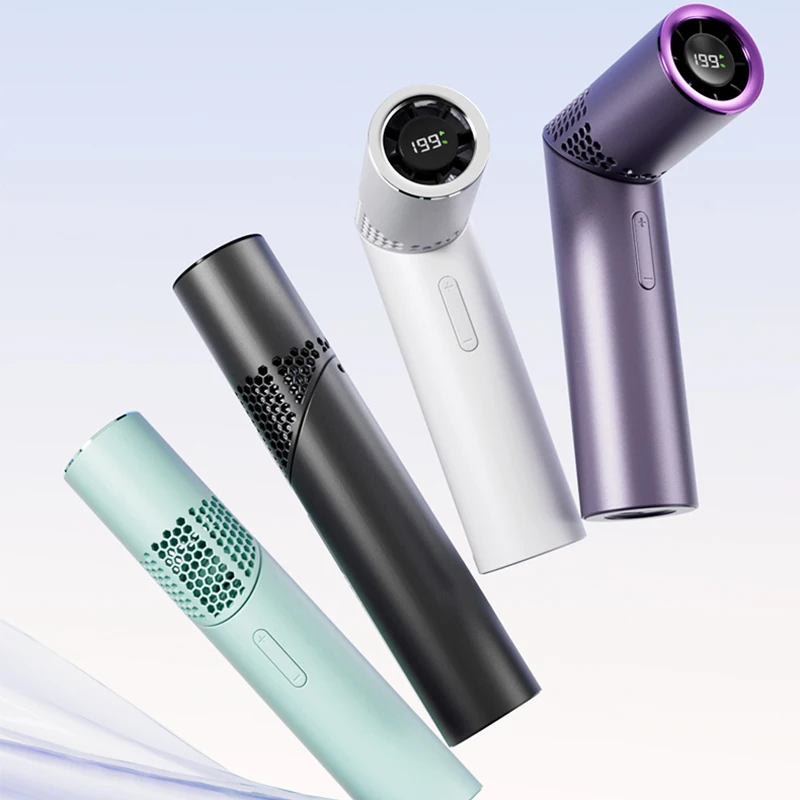 Brushless Motor Large Capacity Portable Charging Folding Lipstick Mini Handheld/Neck Hanging Small Fan