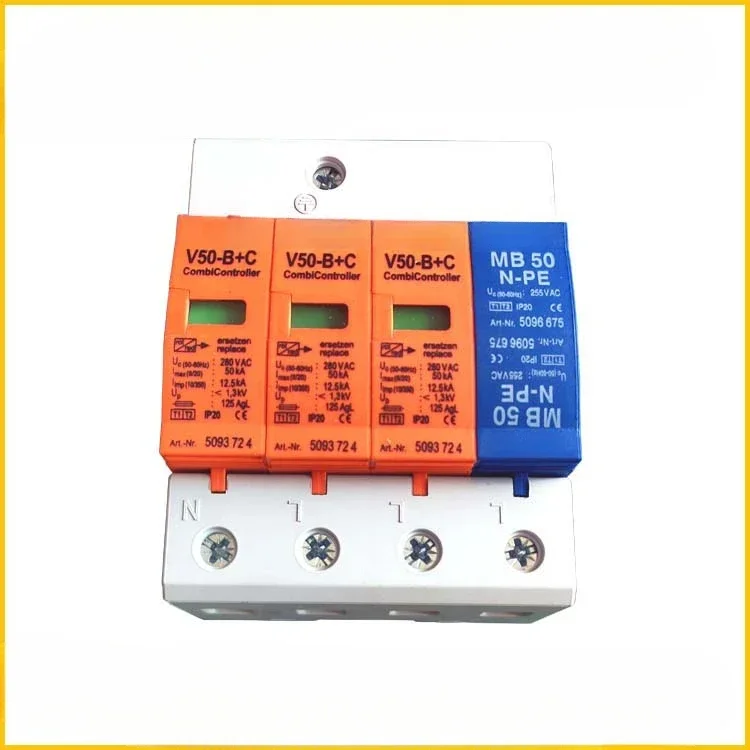 Surge Protector Lightning Counter Strike V50-B+C MB50 N-PE T1+T2 50kA