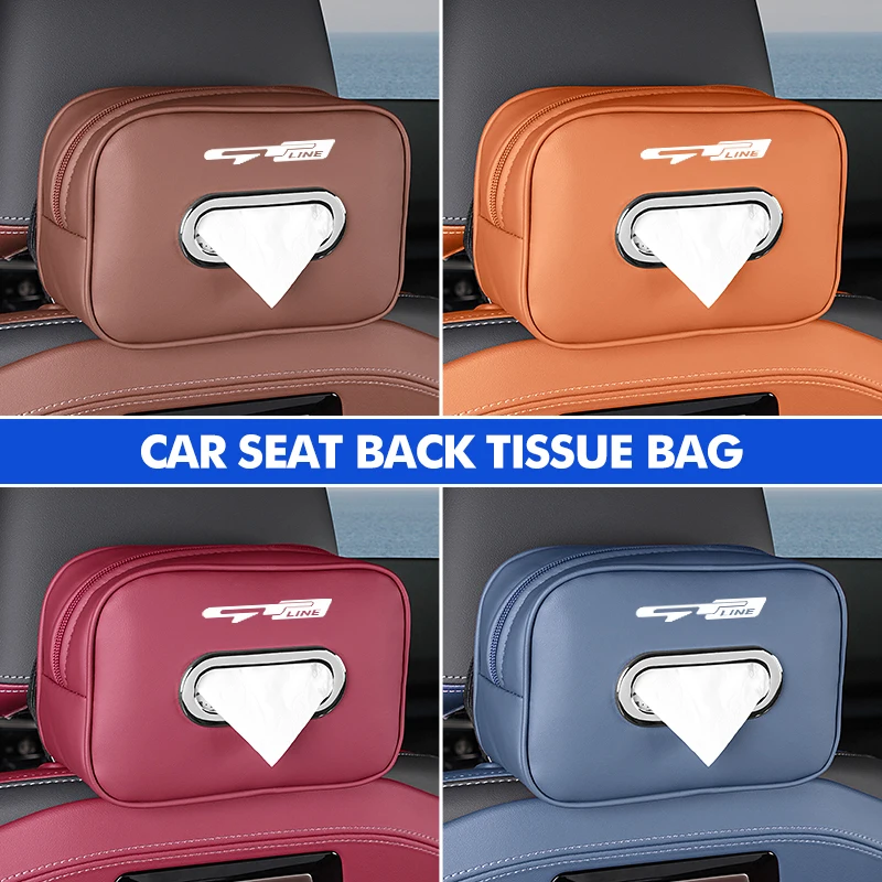 

Car Leather Tissue Box Interior Accessories Paper Storage Bag For KIA Proceed Sorento Cerato Optima Sportage Ceed Niro Soul