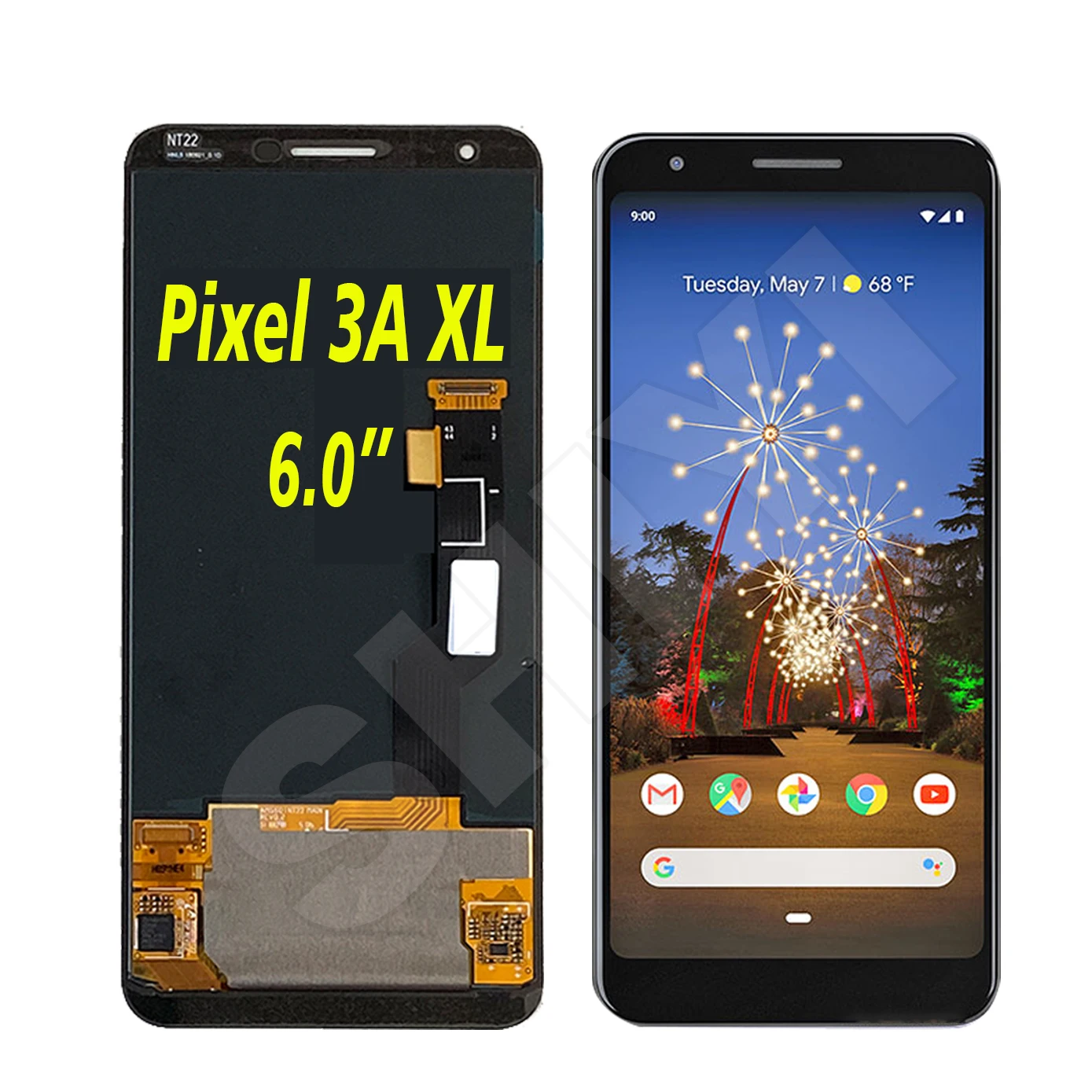 Supor Amoled LCD per Google Pixel 3AXL 3A XL G020C Display LCD per Google Pixel 3a LCD G020A schermo Touch Digitizer testato