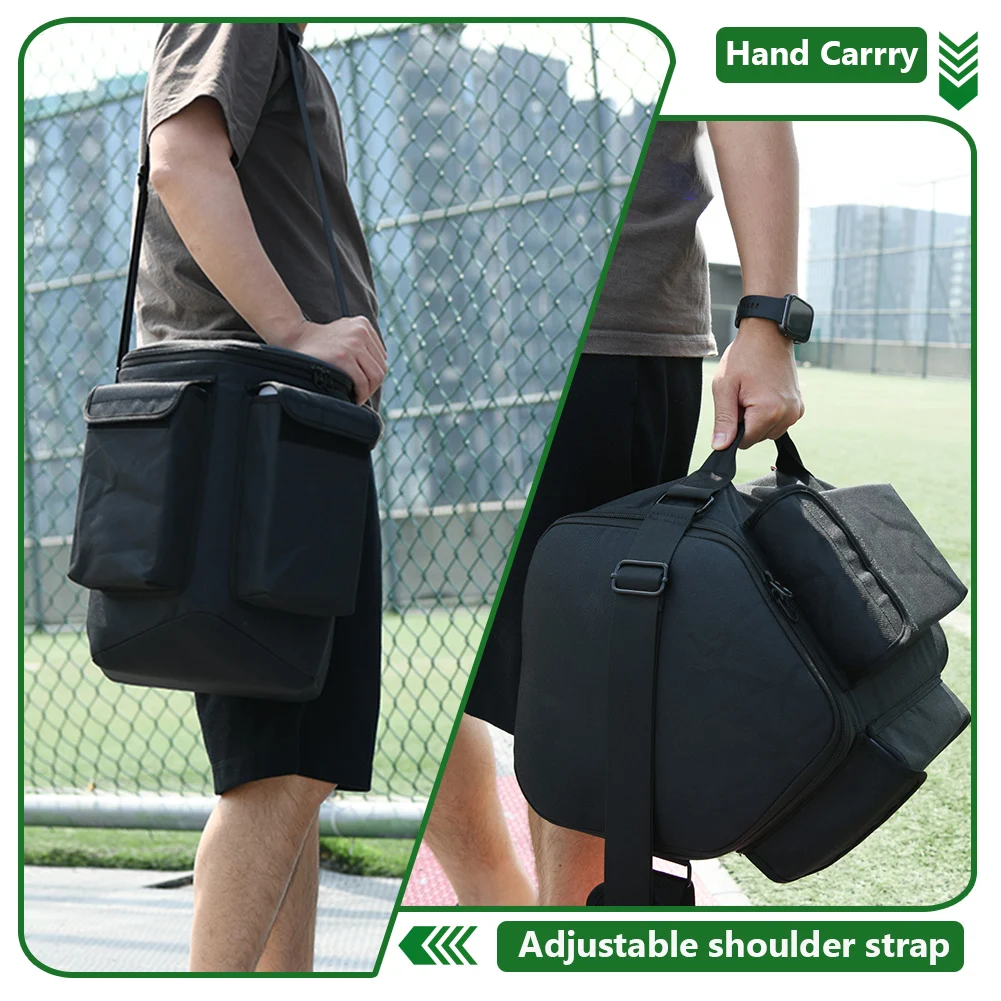 Travel Carrying Case Shockproof Organizer Bag Anti-Drop with Handle&Shoulder Strap&Accessory Pocket for Bose S1 Pro+/S1 Pro