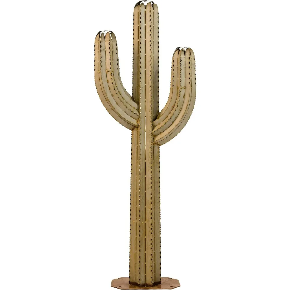 

Cactus Torch - (Small - 21”W x 60”H x 8”D) - Outdoor Metal Yard Art & Lawn Decoration