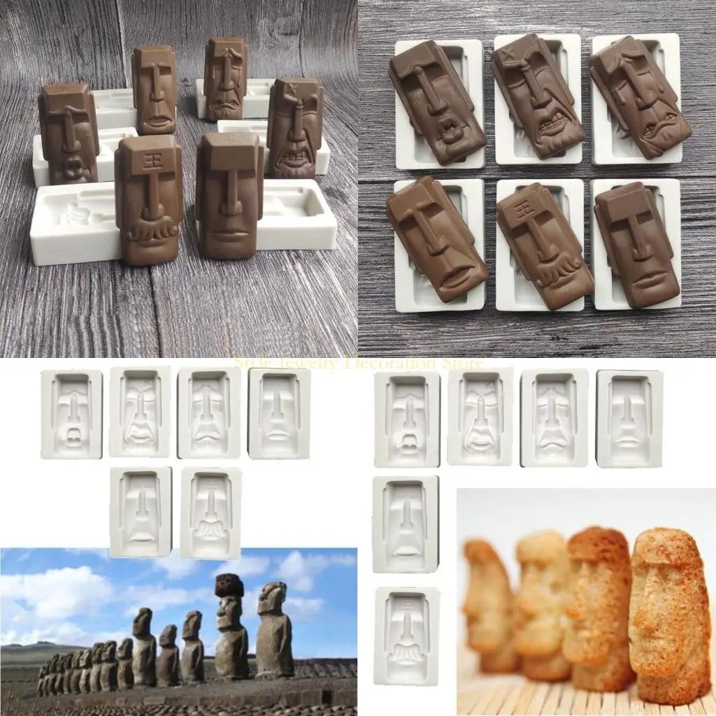 

D46E Silicone Mould Clay Resin Ceramics Candy Fondant Candy Chocolate Soap Mould