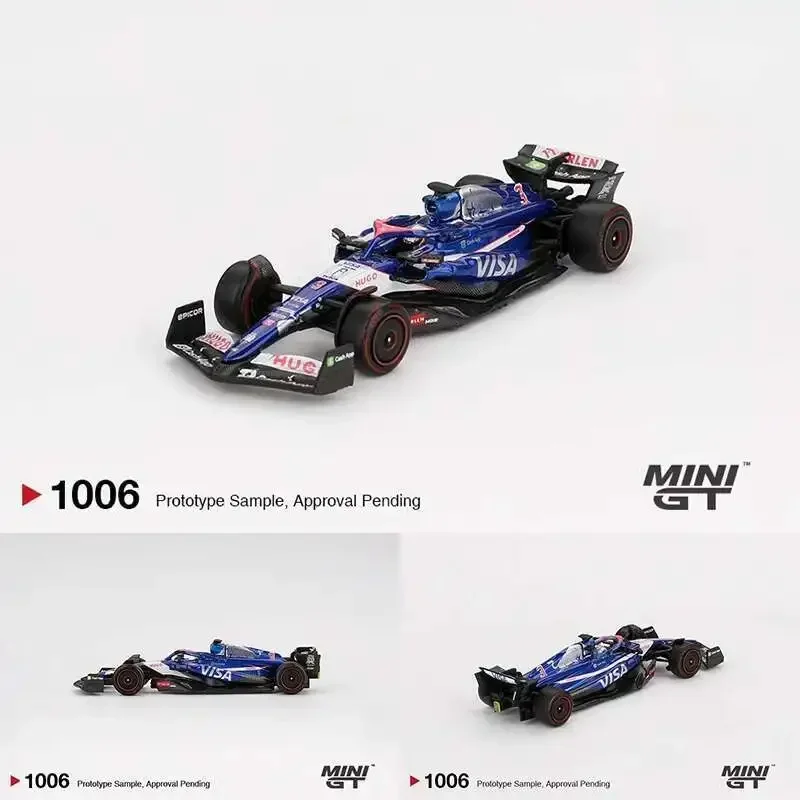 

PreSale MINIGT 1005 1:64 RB VCARB 01 #3 Daniel Ricciardo 2024 F1 2024 Bahrain GP Diecast Car Model Collection Toys