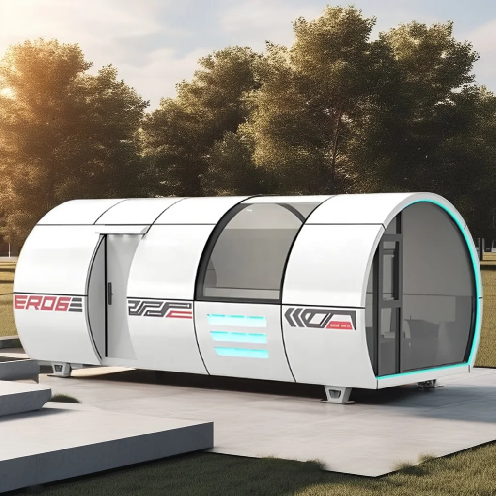 2025 كبسولة مساحة متنقلة جديدة مقاومة للماء | جراب منزل صغير جاهز لبناء المكاتب/غرفة الفندق #3