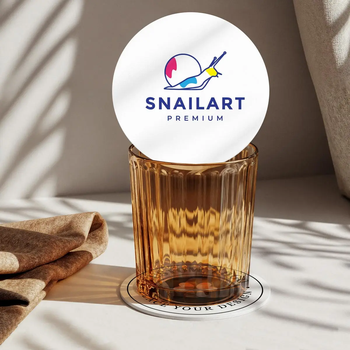 

Personalized Non Slip Silicone Coasters Personalized PVC Soft Rubber Coaster with UV Printing for KTV/Bar/Cafe