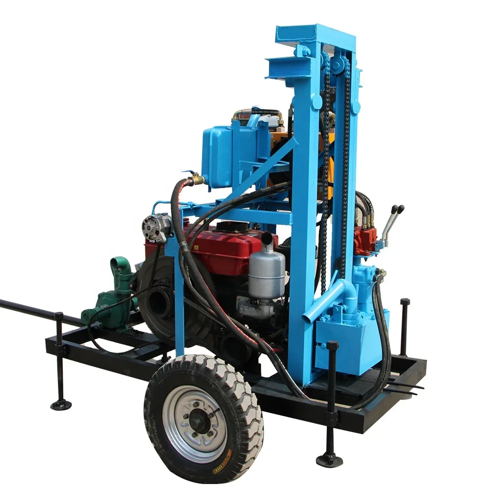 Micro water well drilling rig rotary drilling for sale at a low price