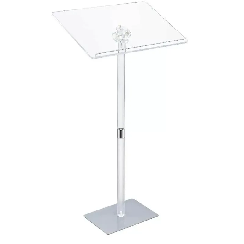 Acrylic podium Guest desk Meeting host Wedding master desk Transparent plexiglass podium