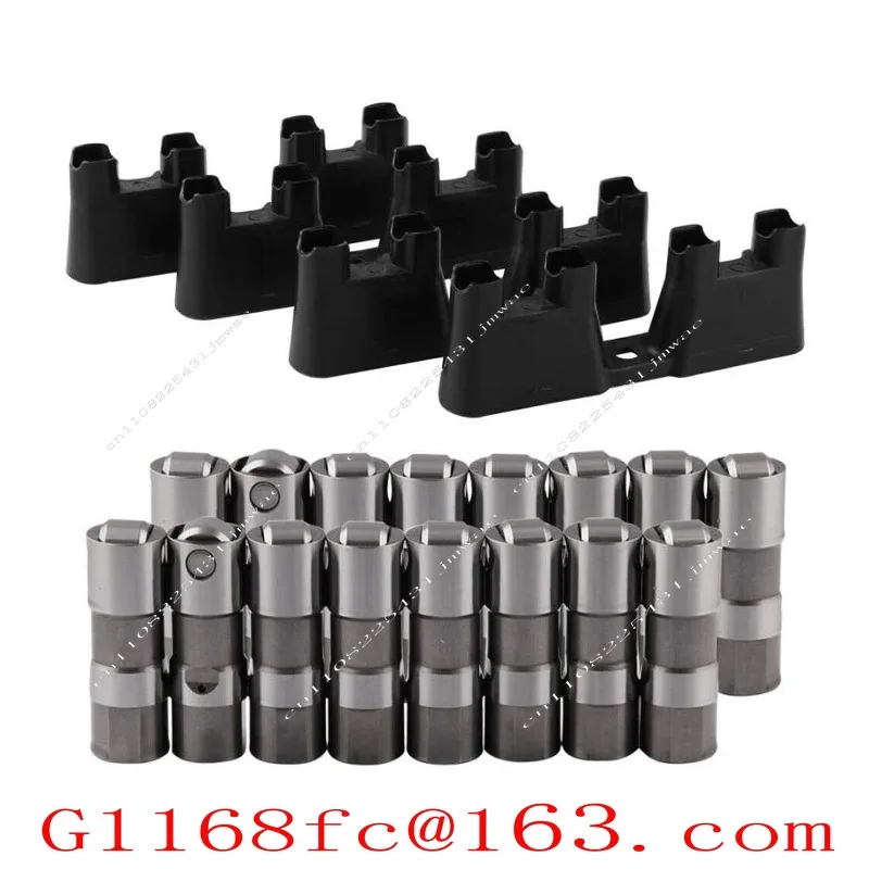 4X Tappet Seat, 16X Tappet for GM 4.8 5.3 5.7 6.0 6.2 HT-2148