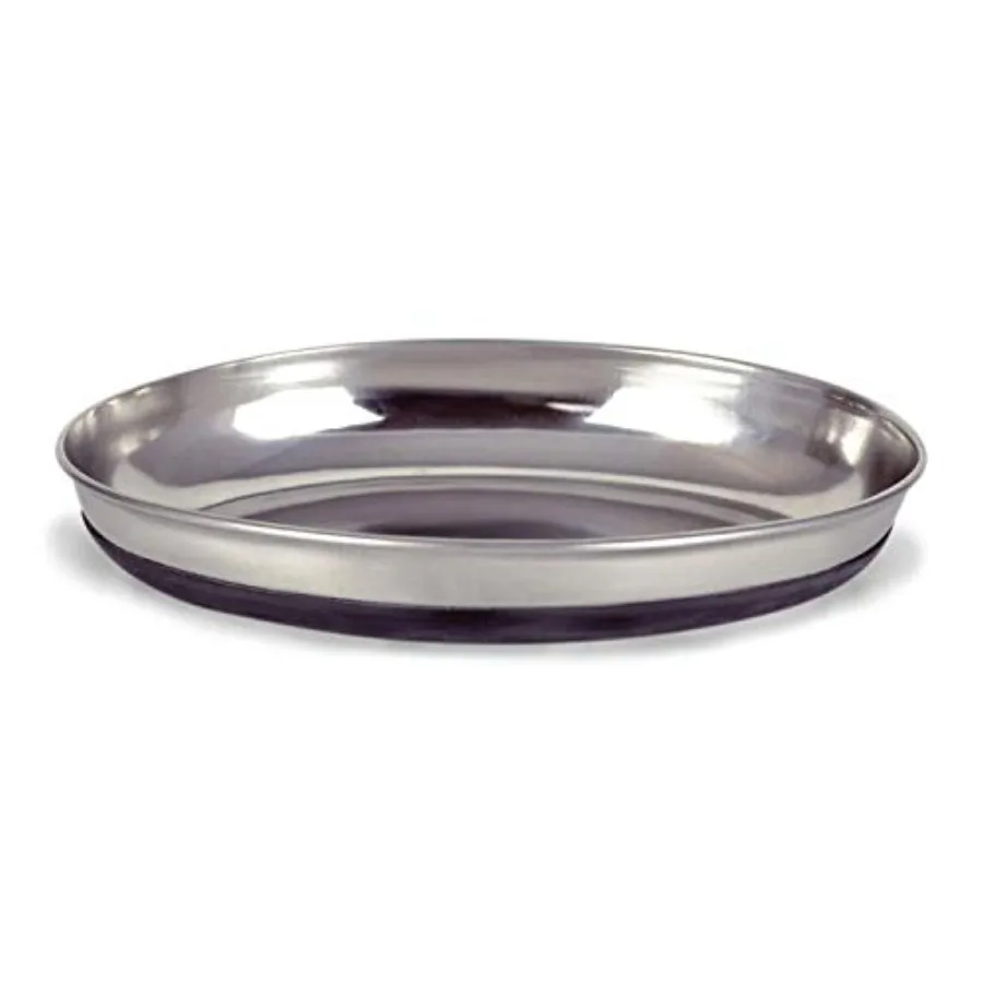 

Dish Oval Cat Rubber Bottom Pet Bowl 2 Pack