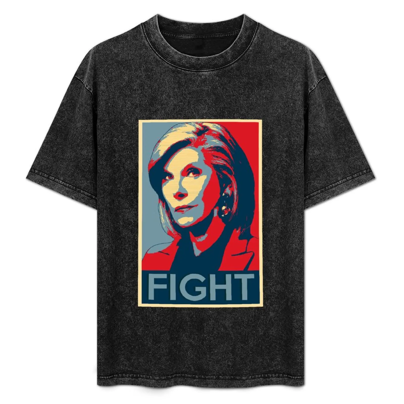 Diane Lockhart FIGHT T-Shirt boys whites plus size tops shirts graphic tee workout shirts for men