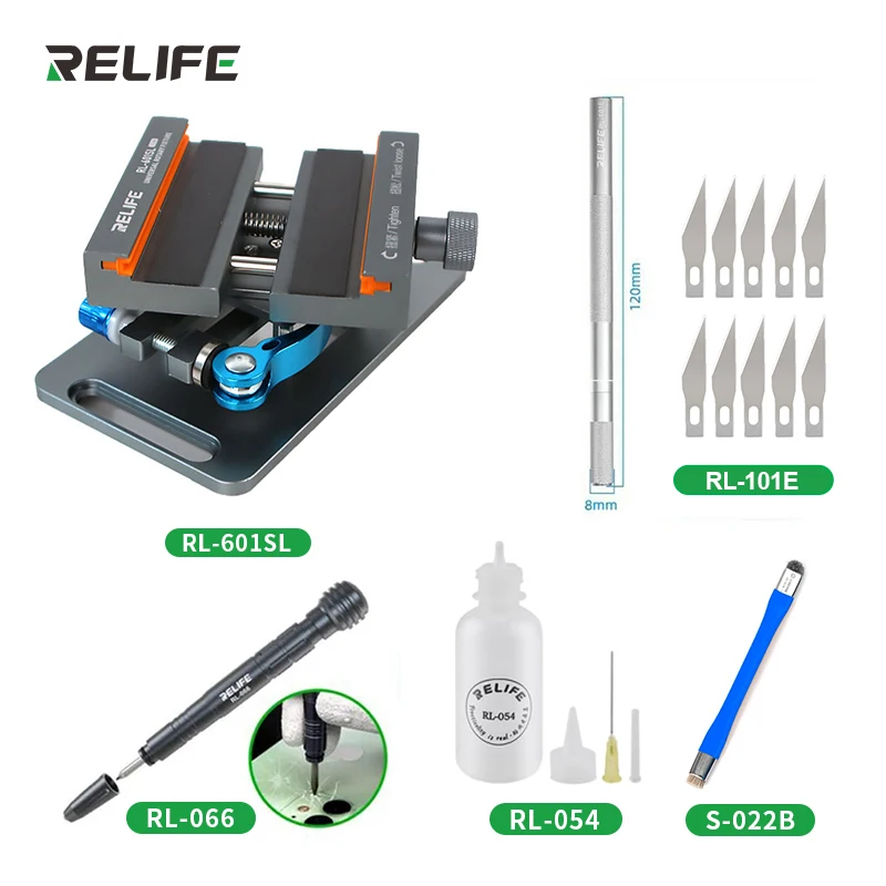 RELIFE RL-601SL 360° Rotating Universal Fixture High Temperature Resistance for Efficiently Remove The Back Cover Glass Holding