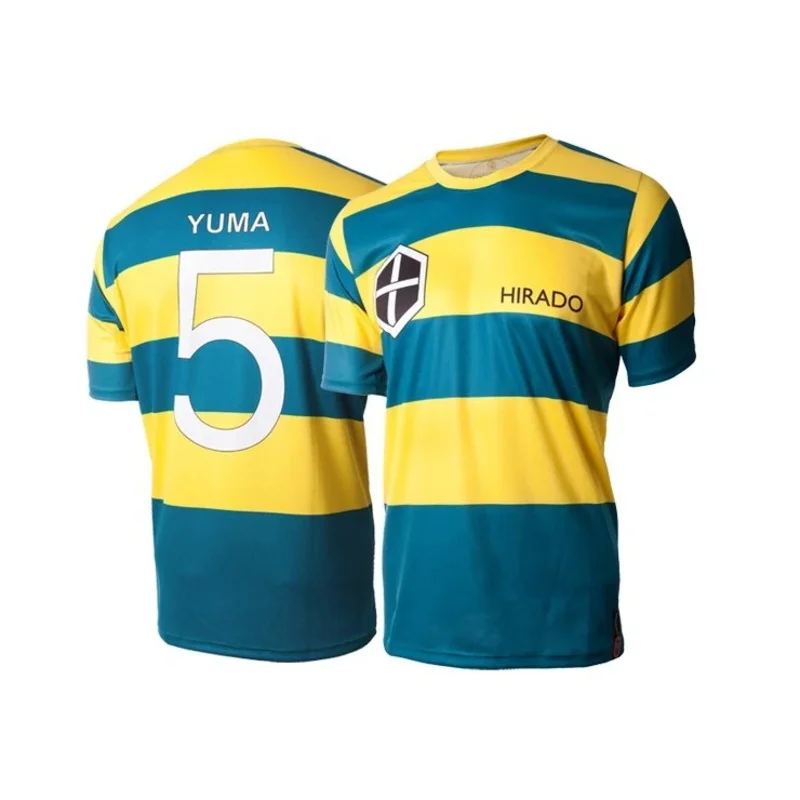 AAA 2025 Yuma Basic - Camiseta. Tops esportivos para jovens e crianças. Números de nome personalizáveis. Mangas curtas de alta qualidade. Rápido D