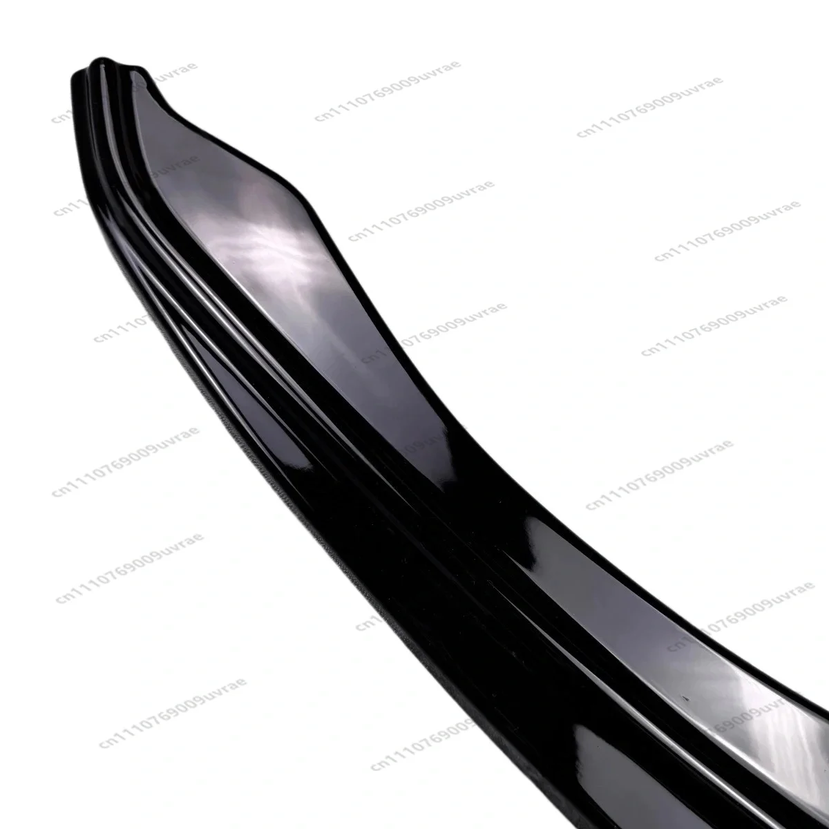 Front Bumper Lip Splitter Chin Spoiler For Ford Fiesta MK8 ST/ST-Line 2017-2021 Gloss Black ABS Protector Trim Modified Styling view 3