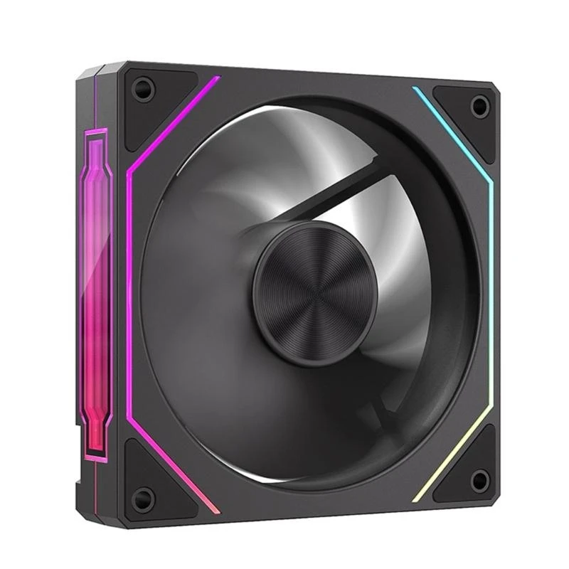 

5asd PC Case Fan ARGB Reverse/Forward Type Cooling Fan 12cm CPU Fan with Mirror Light Effect