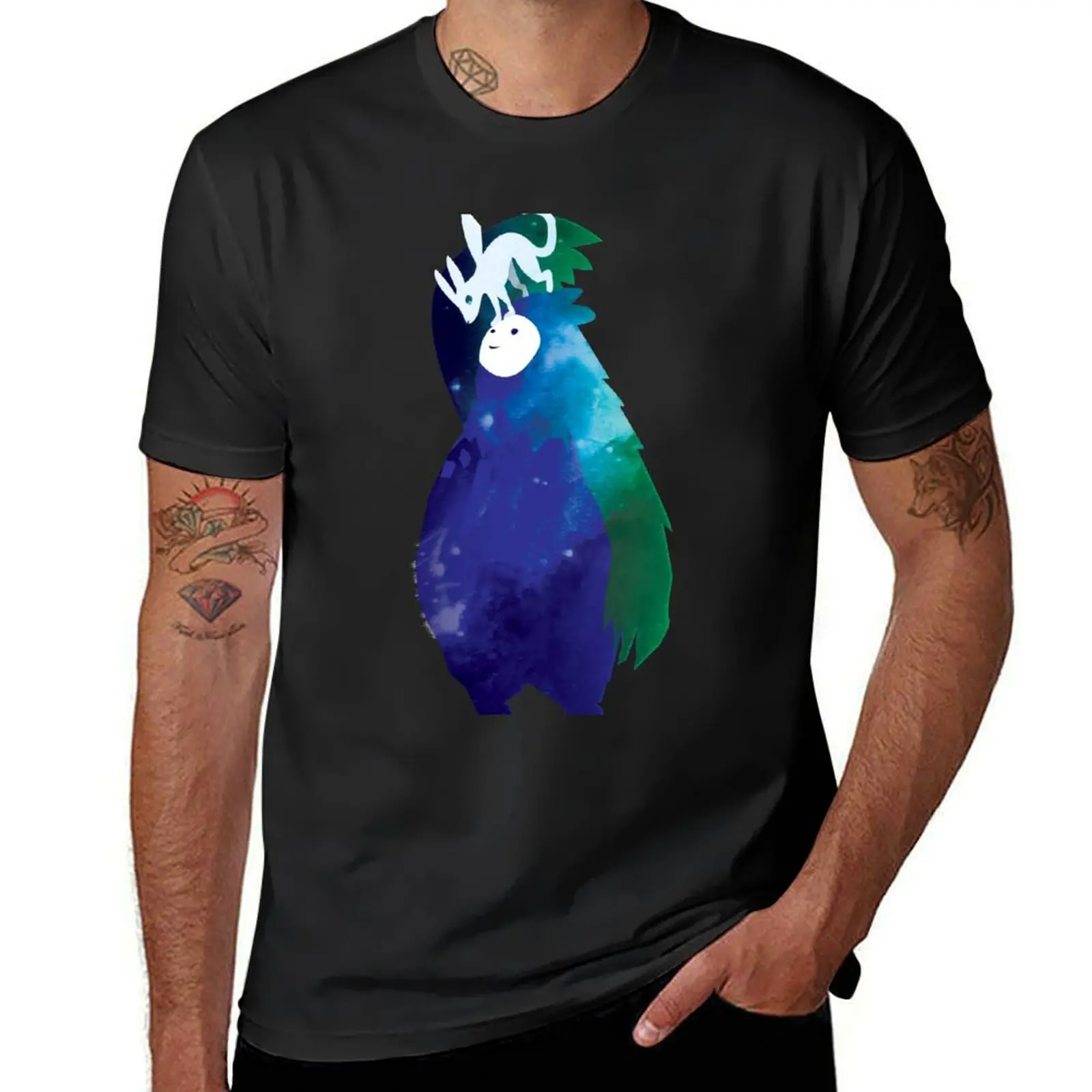 Ori and the Blind Forest T-Shirt boys animal print plus size tops mens graphic t-shirts pack