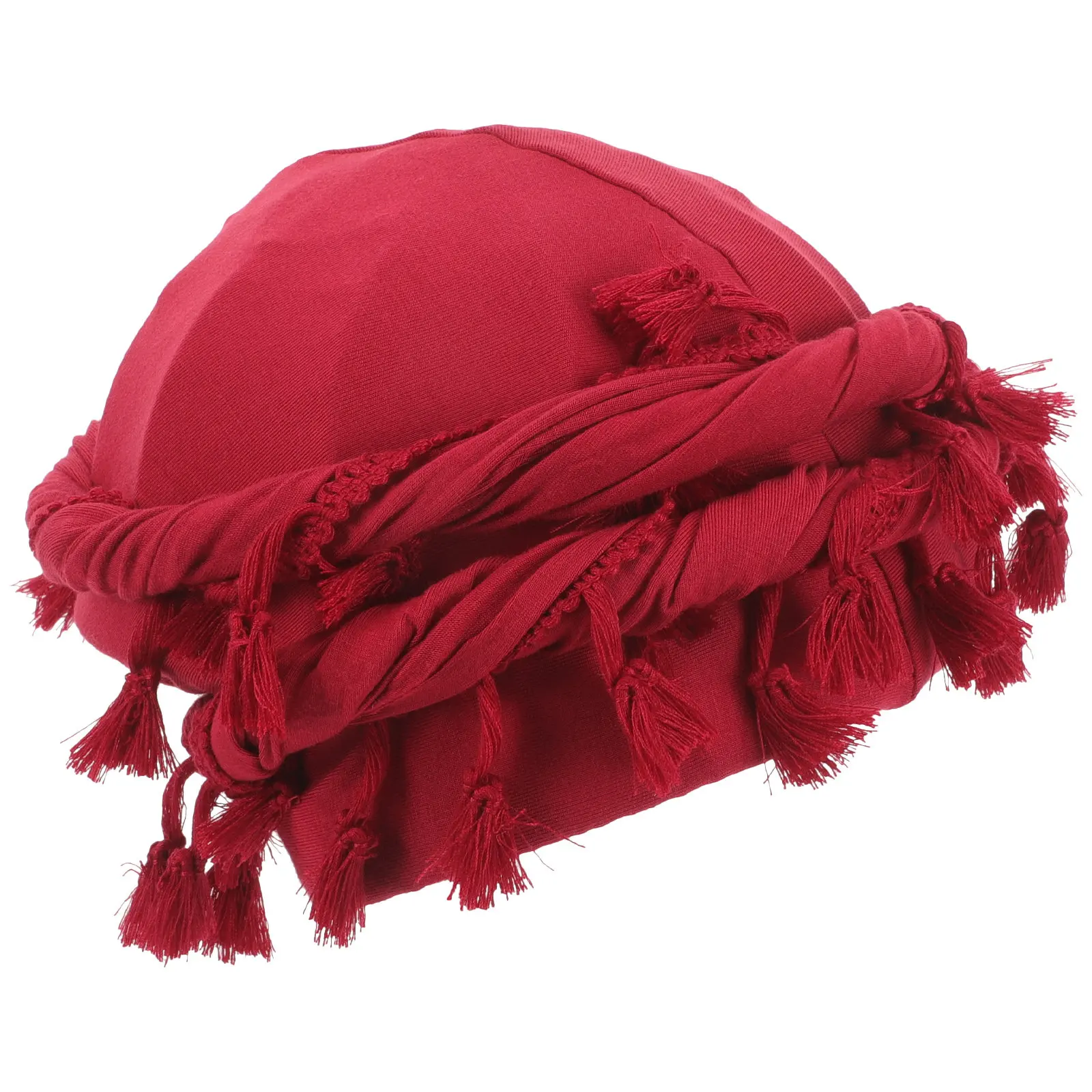 

Twisted Turban Size M Tassel Elastic Head Wrap for Men Stretchy Turban Hair Accessory Decorative Comfortable Male Turban,