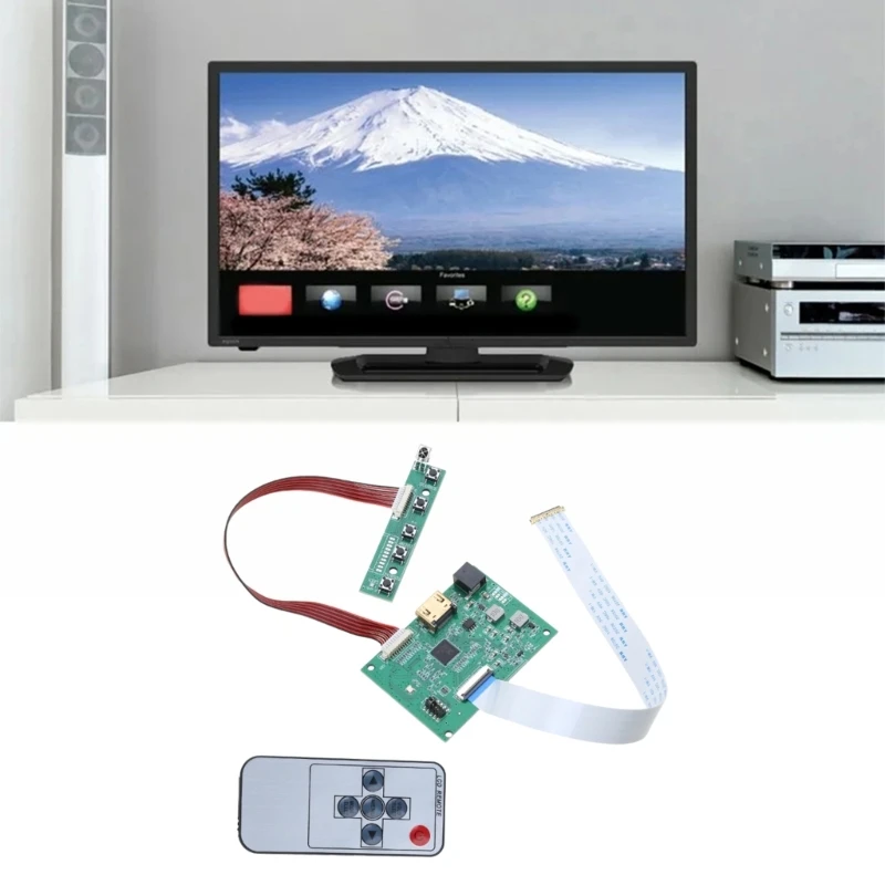 Multi-screen LCD Driver Board Resolution 1920x1200 1920x1080 1600x900 1366x768 1280x800 High Temperature Components