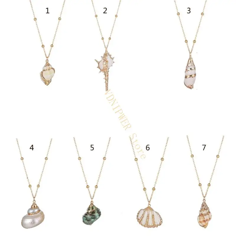 المحيطات الملهم قلادة سحر القلعة طول قابلة للتعديل سلسلة الترقوة الأنيقة أنماط الساحلية ذوي الياقات البيضاء d08e #1