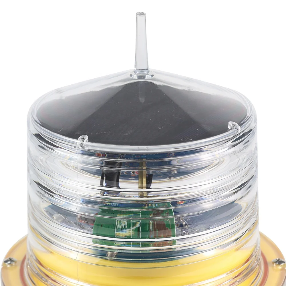 Extremely High Efficient ICAO White Constant Solar Led aircraft runway navigation lights for various airport heliport