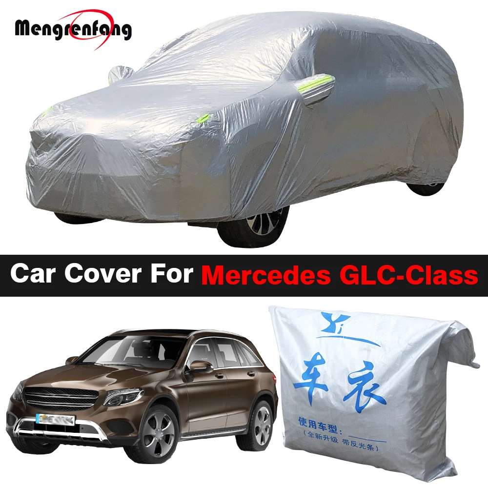 Full Car Cover Sun Shade Snow Rain Protection Cover For Mercedes GLC-Class GLC300 GLC250 GLC200 GLC350d GLC250d GLC220d GLC63