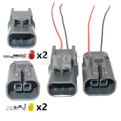 1 Set 2P 7223-1824-40 7122-1824-40 Auto Modification Socket Parts AC Assembly Car Gasoline Pump Electric Cable Connector