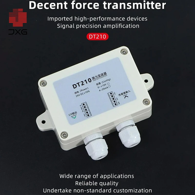 Load Cell Amplifier Weighing Transmitter 4-20mA Current 0-10V Voltage Indicator for Force Gauges Automatic Test Equipment