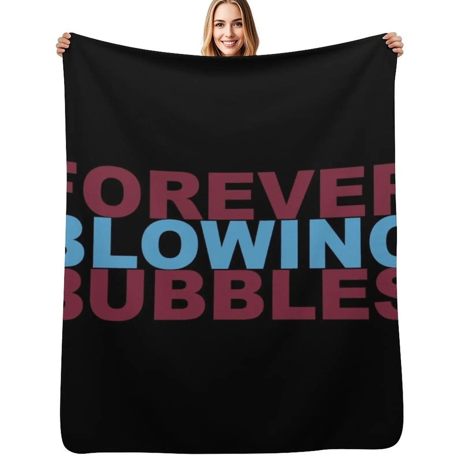 Forever Blowing Bubbles Throw Blanket Heavy for babies Summer Soft Big Luxury Thicken Giant Sofa Blankets