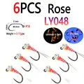 6pcs Rose LY048
