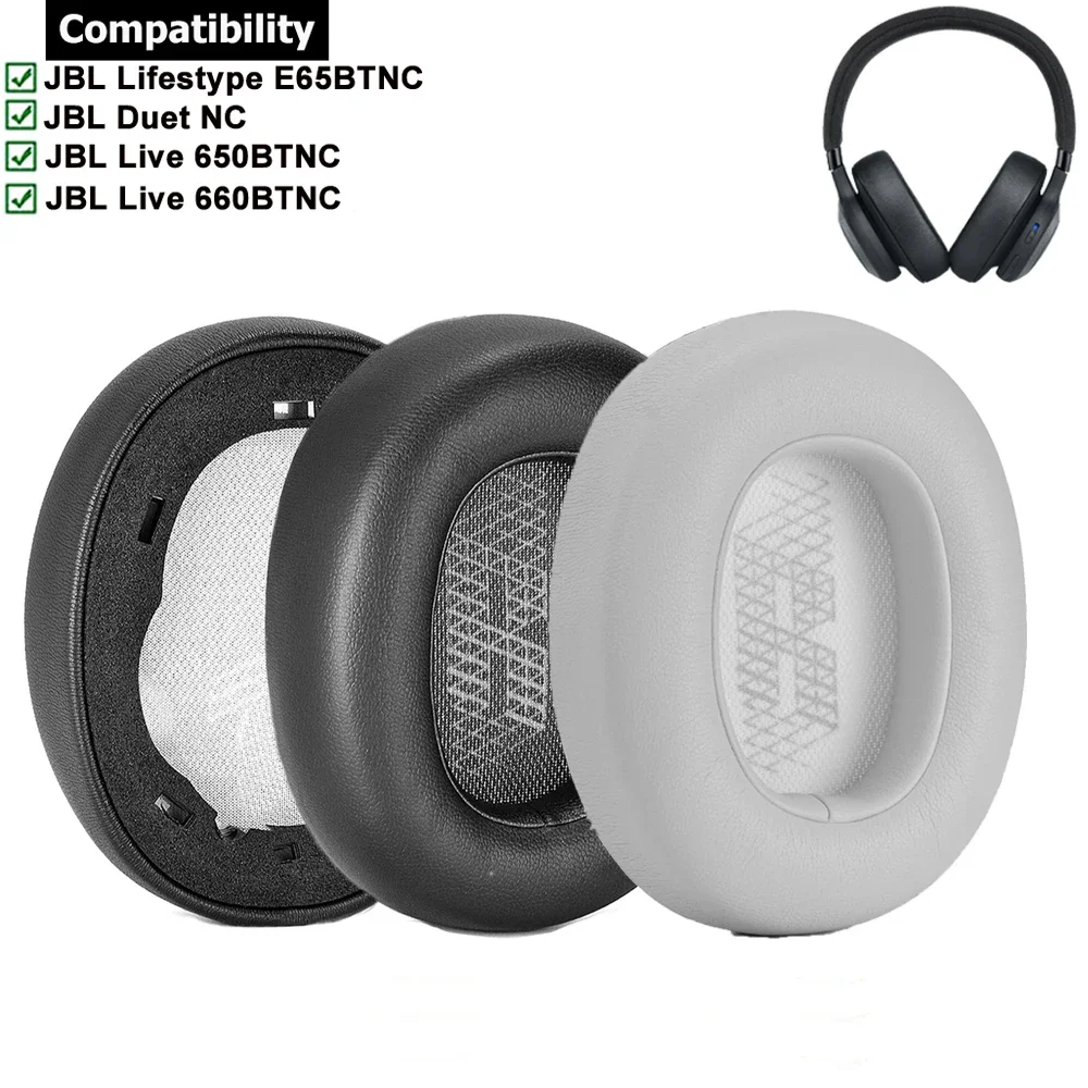 Suitable For JBL Lifestyle E65BTNC Live 650BTNC Tune 660BTNC Duet NC Noise-Cancelling Headphones Ear Cushions epair Parts Cover