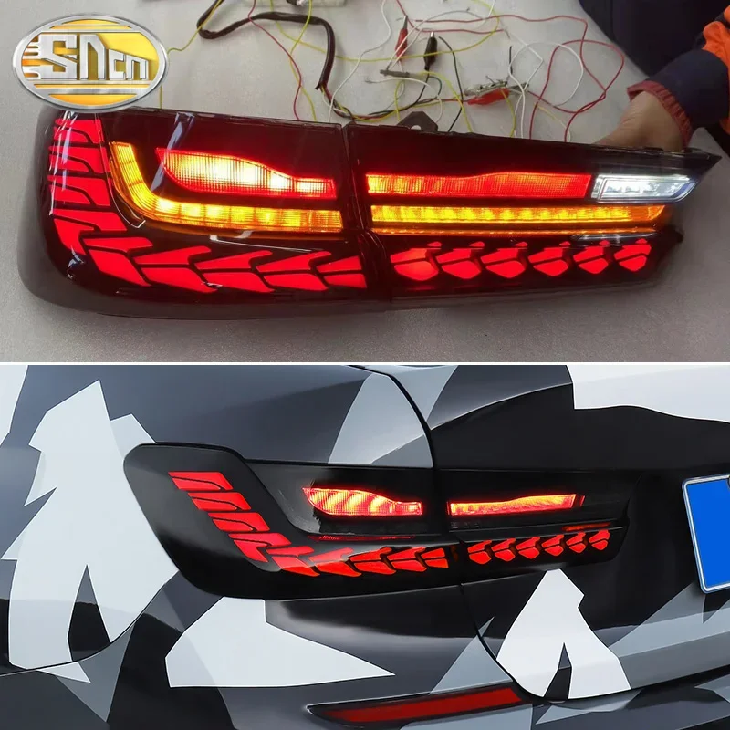 For BMW G20 G80 320d 330i 340i M340d Rear Fog Lamp + Brake Lamp + Reverse + Dynamic Turn Signal Car LED Taillight Tail Light