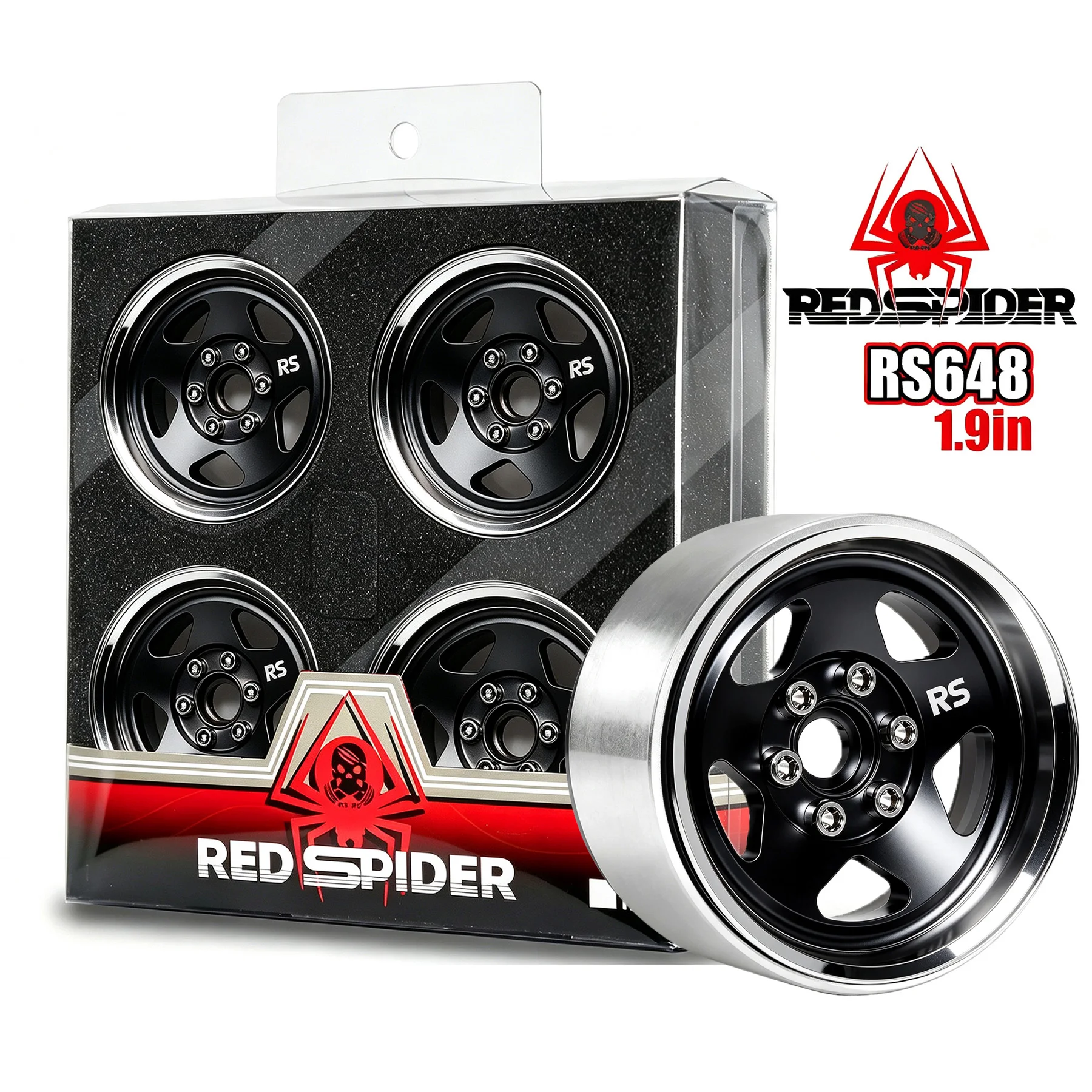 RED SPIDER 4Pcs 1.9